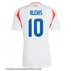 Chile Alexis Sanchez #10 Udebanetrøje Copa America 2024 Kortærmet